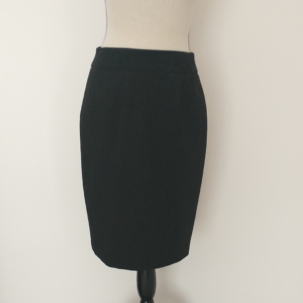Calvin Klein Black Knee-Length Pencil Skirt Size 2